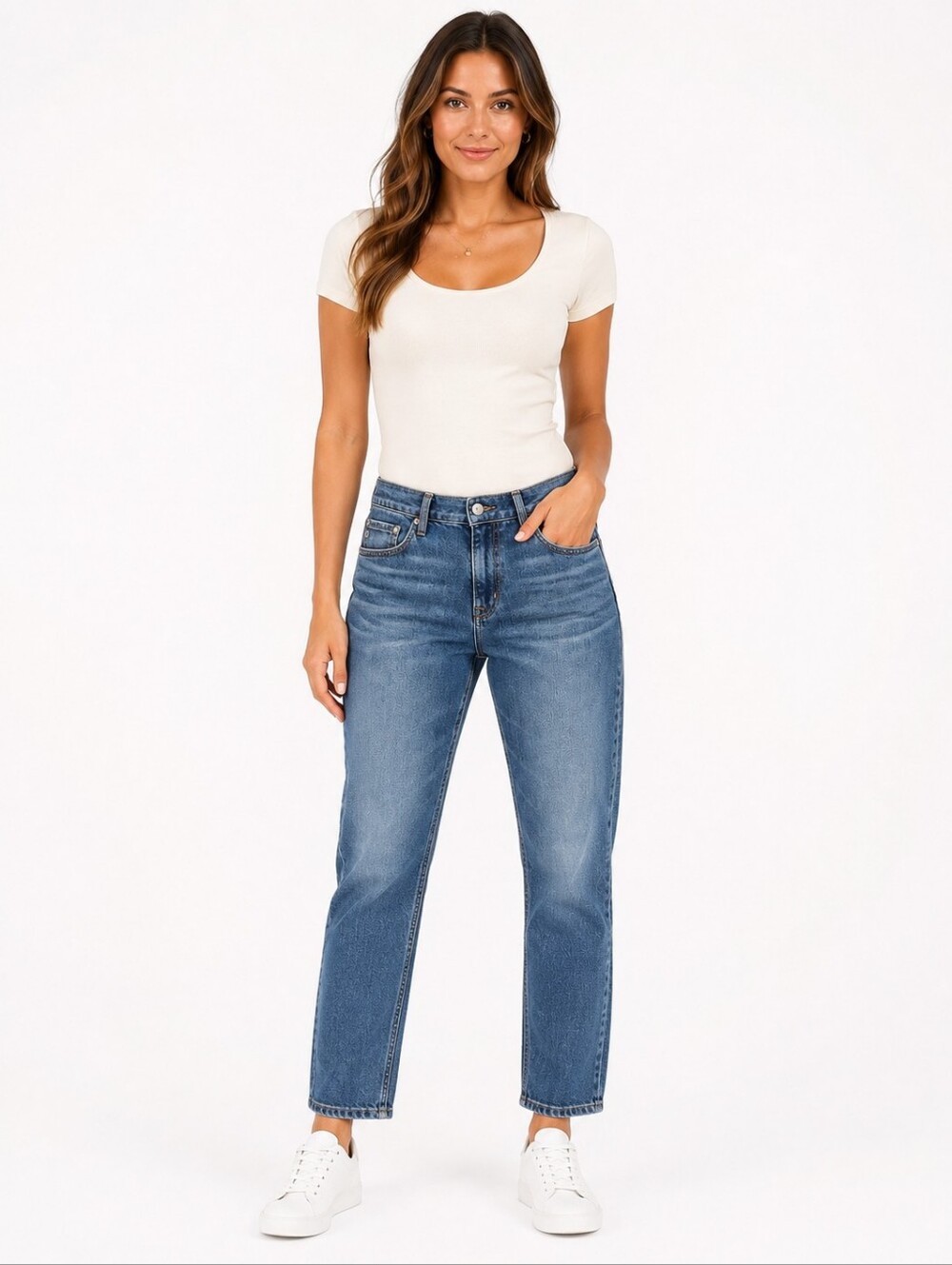 AG Adriano Goldschmied Ex-Boyfriend Slim Jeans Women's 30R Medium Wash
